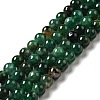 Natural Fuchsite Beads Strands X1-G-D470-12A-1-1