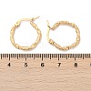 201 Stainless Steel Hoop Earrings EJEW-Q026-16G-A-3