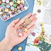 DIY Globe Dangle Earring Making Kits DIY-PH0013-05G-3