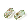 Picasso Transparent Glass Bugle Beads SEED-N010-02G-2