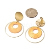 Natural Shell Dangle Earrings EJEW-JE05820-02-3