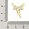 Rack Plating Brass Cubic Zirconia Pendants KK-Z074-71G-01-3