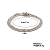 Fashionable Luxury Brass Rhinestone Cup Chains Bracelets WI6137-2-1