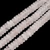 Natural Rose Quartz Beads Strands GG-CBAC08A-A08-01-2