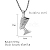 Non-Tarnish Stainless Steel Pendant Necklaces TD1825-2-3