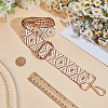 Rhombus Pattern Nylon Canvas Handbag Webbing Bag Straps FIND-CN0002-38A-3