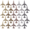 125Pcs 5 Colors Tibetan Style Alloy Pendants FIND-GA0008-53-1