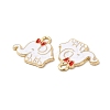 Alloy Enamel Pendants ENAM-M053-03G-3