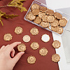 CRASPIRE 60Pcs Adhesive Wax Seal Stickers DIY-CP0006-30-22-3