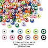 200Pcs Transparent Acrylic Beads TACR-YW0002-08M-2