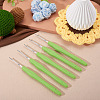 TPR Handle Aluminum Crochet Hook Needles TOOL-TA0001-13G-4