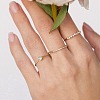 925 Sterling Silver Thin Finger Rings RJEW-C064-04A-G-2