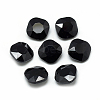 Pointed Back Glass Rhinestone Cabochons RGLA-T032-12x12mm-23-1