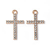 Alloy Crystal Rhinestone Pendants LS-PALLOY-F288-03KCG-2