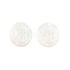 Natural White Shell Cabochons SSHEL-N034-138-4