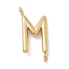 304 Stainless Steel Letter Connector Charms STAS-M108-01G-13-1