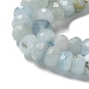 Natural Aquamarine Beads Strands G-I378-B04-02-4