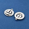 Rack Plating Alloy Charms FIND-Q108-17AS-2