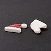 Christmas Themed Opaque Resin Cabochons LS-CRES-P022-08-4