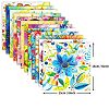 12 Sheets Flower Scrapbook Paper Pad PW-WG7C186-01-4