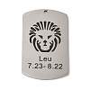 Non-Tarnish 304 Stainless Steel Pendants STAS-C098-01G-P-1