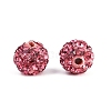 Polymer Clay Rhinestone Beads RB-H284-6MM-209-4