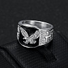 304 Stainless Steel and Enamel Finger Rings for Men FS-WG4515C-09-1