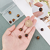 SUNNYCLUE Natural Tiger Eye Charms G-SC0001-49C-3