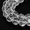 Transparent Glass Beads EGLA-A035-T8mm-D19-4