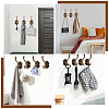 6Pcs Aluminum Wall Mounted Hook Hangers ODIS-JOY0001-02A-6