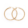 304 Stainless Steel Hoop Earrings X-EJEW-L232-015G-1