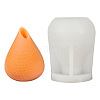 Teardrop Shape Silicone Candle Molds CAND-PW0009-01-1
