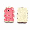 Alloy Enamel Pendants ENAM-S126-029-RS-2