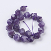 Natural Amethyst Beads Strands G-G100-10mm-1-2