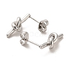 Non-Tarnish 304 Stainless Steel Stud Earrings EJEW-D101-04P-2