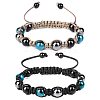 Braided Bead Bracelets PW-WG85892-03-1