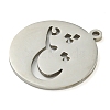 304 Stainless Steel Pendants STAS-S142-07P-2