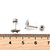 304 Stainless Steel Stud Earrings EJEW-H161-01P-D-5