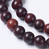 Natural Burmese Rosewood Beads Strands X-WOOD-J001-03-6mm-3