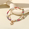 Bohemian Shell Beaded Bracelets JB7649-3-1