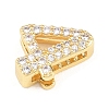 Brass Micro Pave Cubic Zirconia Pendants KK-B167-22G-4-2