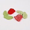 Tulip Flower Shape Polyester Knitted Appliques PATC-WH0005-12C-2