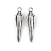 316 Surgical Stainless Steel Pendants STAS-G349-22AS-1