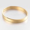 Elegant 304L Stainless Steel Bangles BJEW-F181-11-2