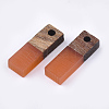 Resin & Walnut Wood Pendants RESI-S358-19J-2