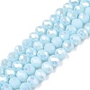 Electroplate Glass Beads Strands LS-EGLA-A044-P6mm-B06-1