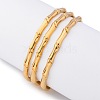 304 Stainless Steel Cuff Bangles for Women BJEW-P347-02A-3