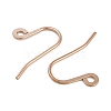 Ion Plating(IP) 304 Stainless Steel French Earring Hooks STAS-H436-07RG-A-2