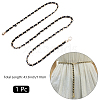 1Pc Alloy PU Leather Braided Waist Chains for Woman DIY-CL0001-09-2