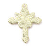 Light Gold Plated Alloy Enamel Pendants ENAM-L041-04B-2